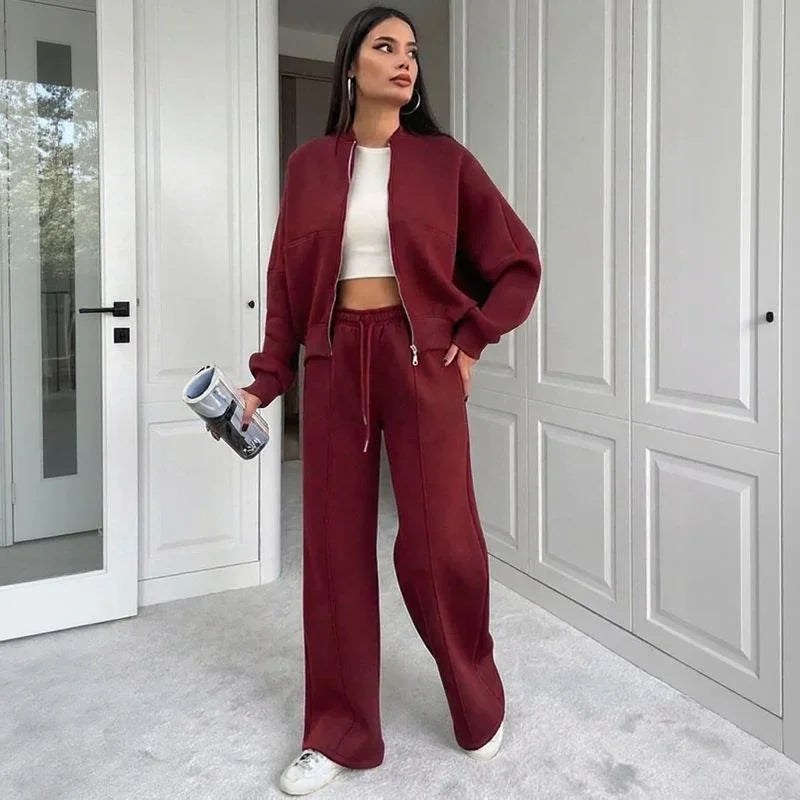 Conjunto Naomi™  em Moletom Premium com Jaqueta