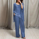 Conjunto Lumina™ com Caimento Fluido e Detalhes Brilhantes