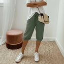 [Compre 1 Leve 2] Bermuda Helena™ em Linho de Algodão com Cintura Ajustável